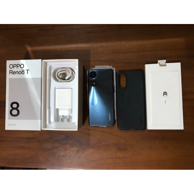 OPPO RENO8 T 4G HITAM 256GB RAM 8GB HP SECOND