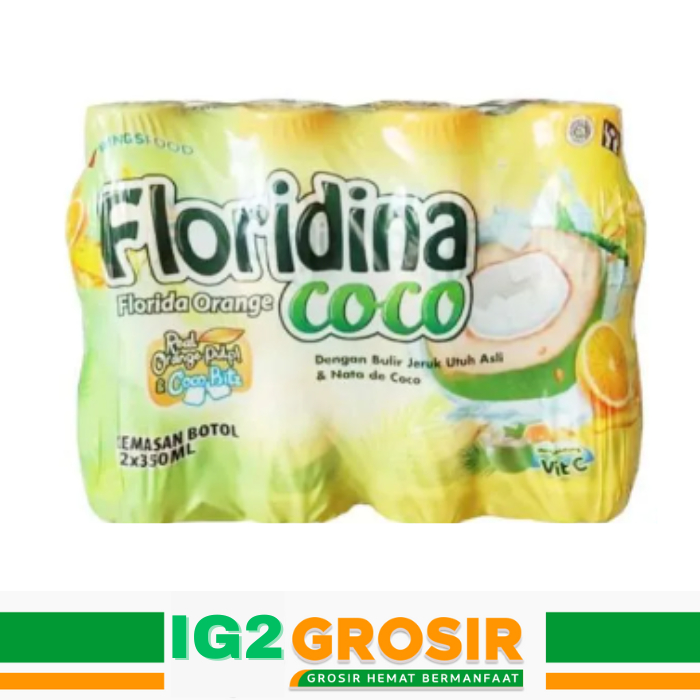 

Floridina Coco Kelapa 1 Pak isi 12 Botol