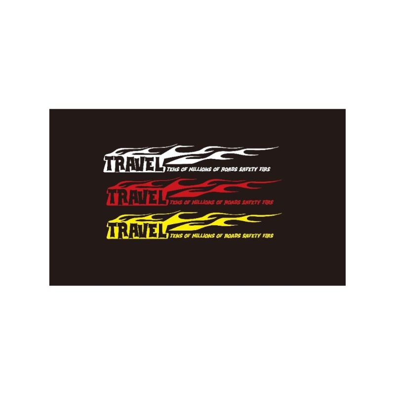 stiker mobil tulisan Travel sticker mobil kaca mobil sticker samping mobi cutting sticker