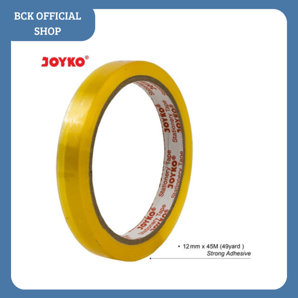 

Stationary Tape / Perekat Selotip STT-31 12mm X 45m Joyko (PCS)