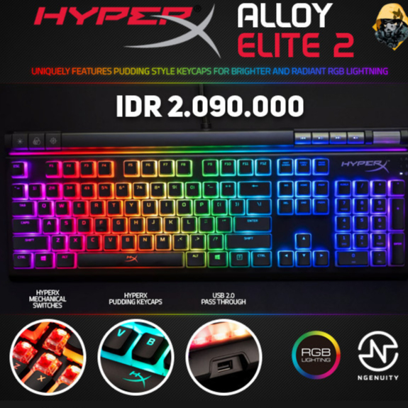 HyperX Alloy Elite 2 Mechanical Gaming Keyboard