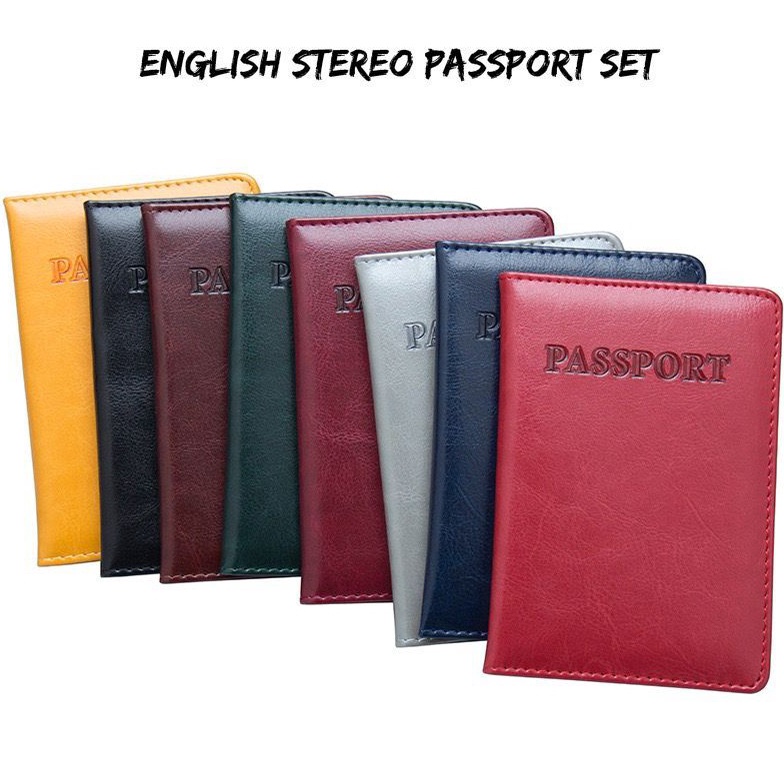 KODE E63H Tempat Passport Kulit  Passport Cover  Dompet Pasport 5