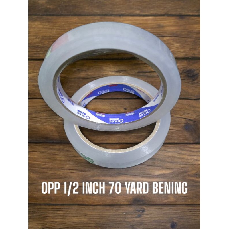 

isolasi / selotip / solasi 1/2 INCH 70YARD BENING (12 PCS)