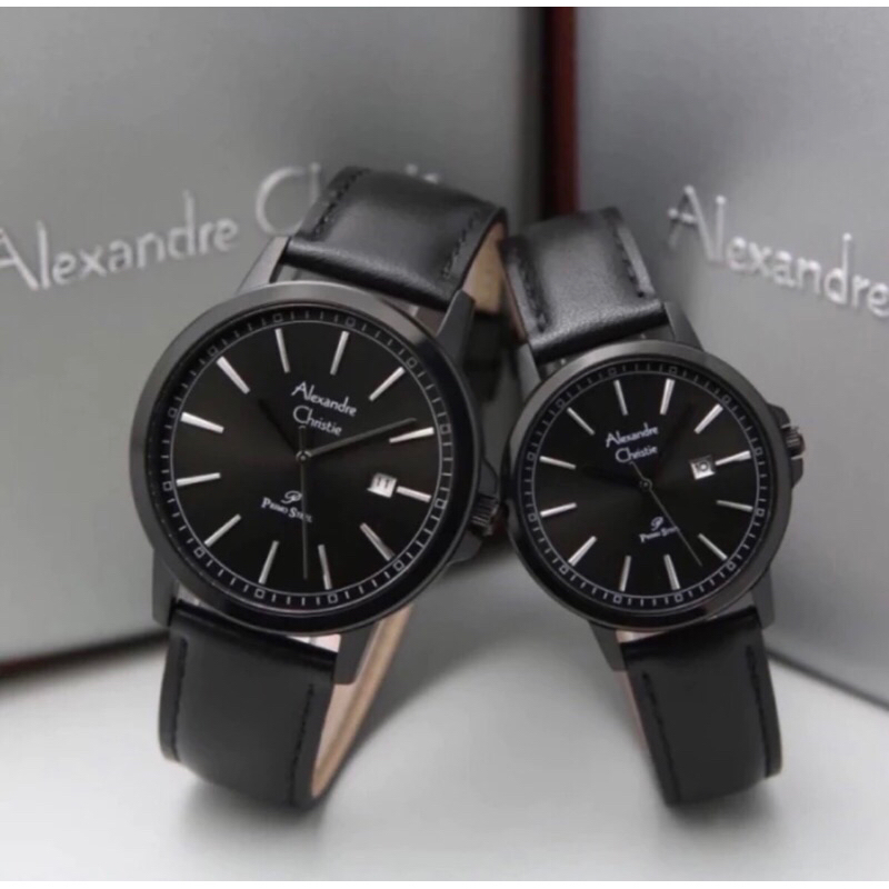 JAM TANGAN COUPLE ALEXANDRE CHRISTIE 1014MD - 1014LD / AC 1014 MD-LD / AC 1014 COUPLE PRIMO STEEL
