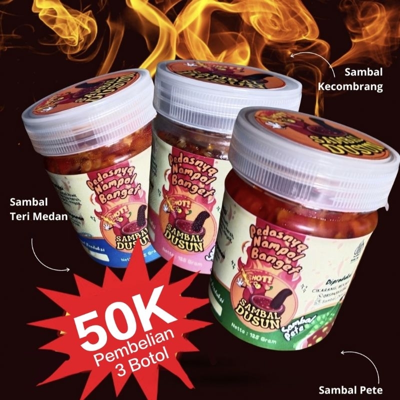 

Sambal Dusun, Beli 3 hanya 50k