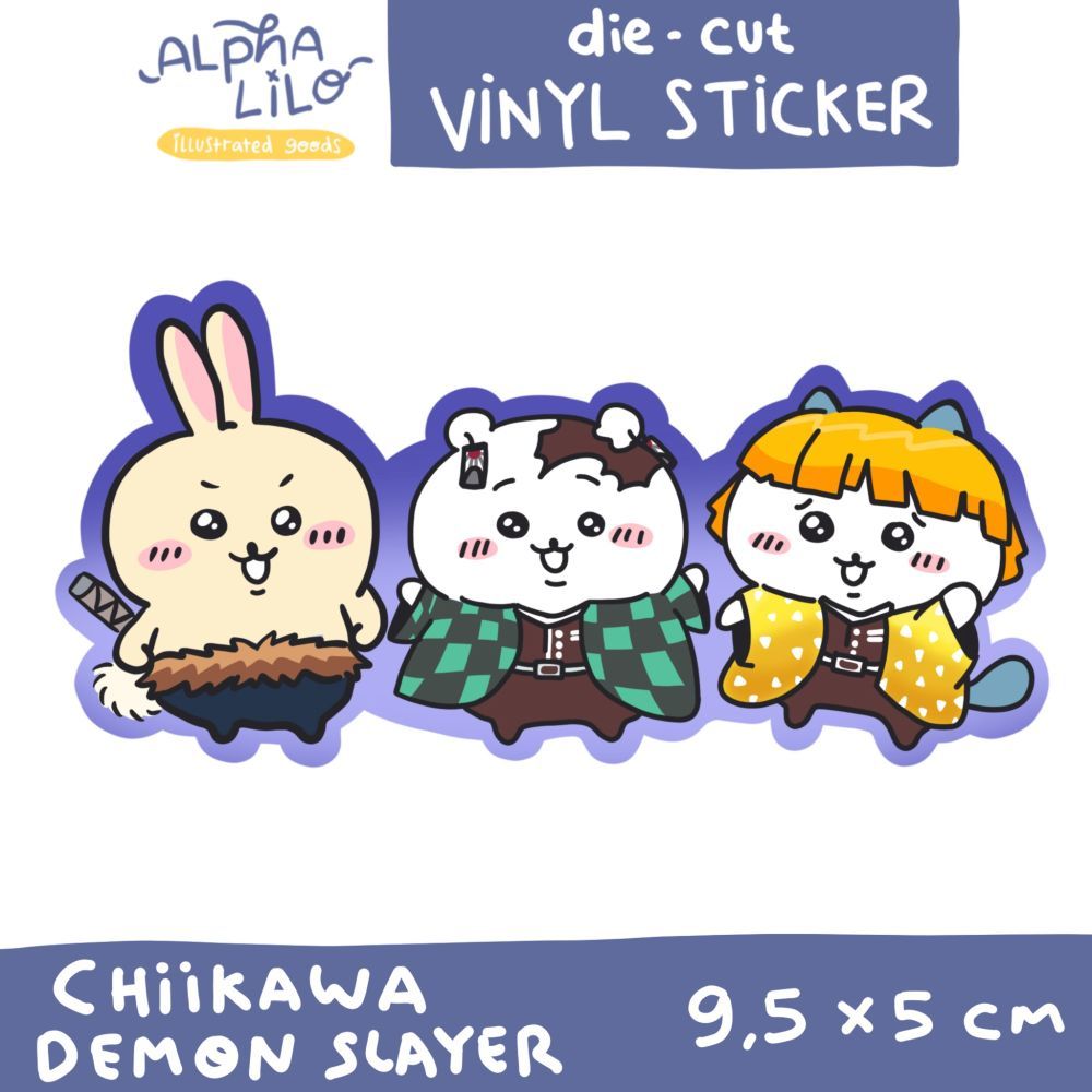 

ALPHA & LILO Sticker Die Cut / Stiker Satuan