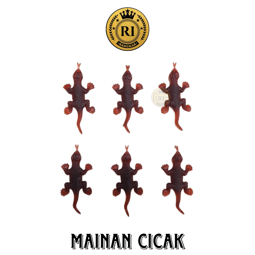 Mainan Cicak Karet