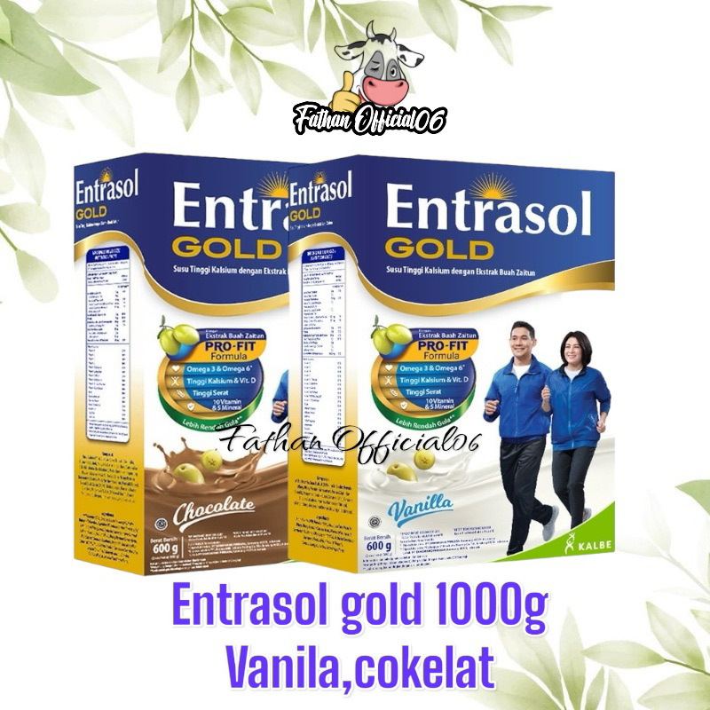 

ENTRASOL GOLD VANILA COKELAT 600g | MOHON BACA DESKRIPSI PRODUK