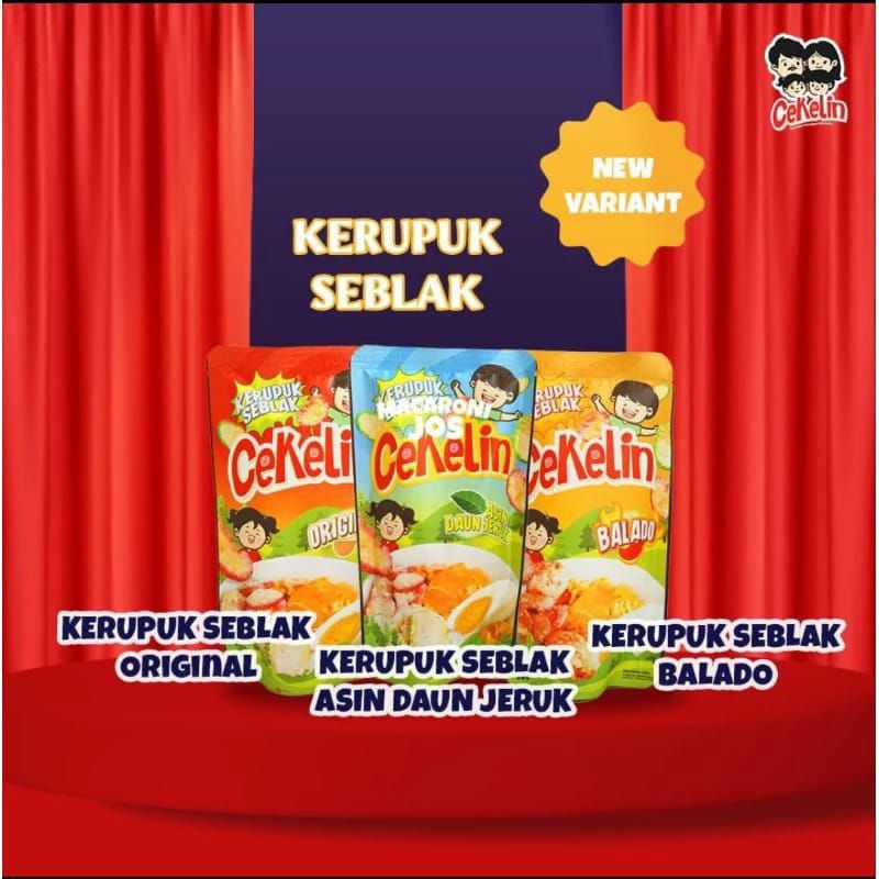 

KERUPUK SEBLAK CEKELIN CEMILAN SNACK PREMIUM
