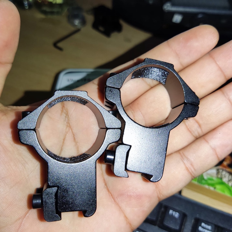 KODE M32I MOUNTING OD 3 REL 11 TINGGI SATU PASANG MOUNTING TELESKOP DUA BAUT