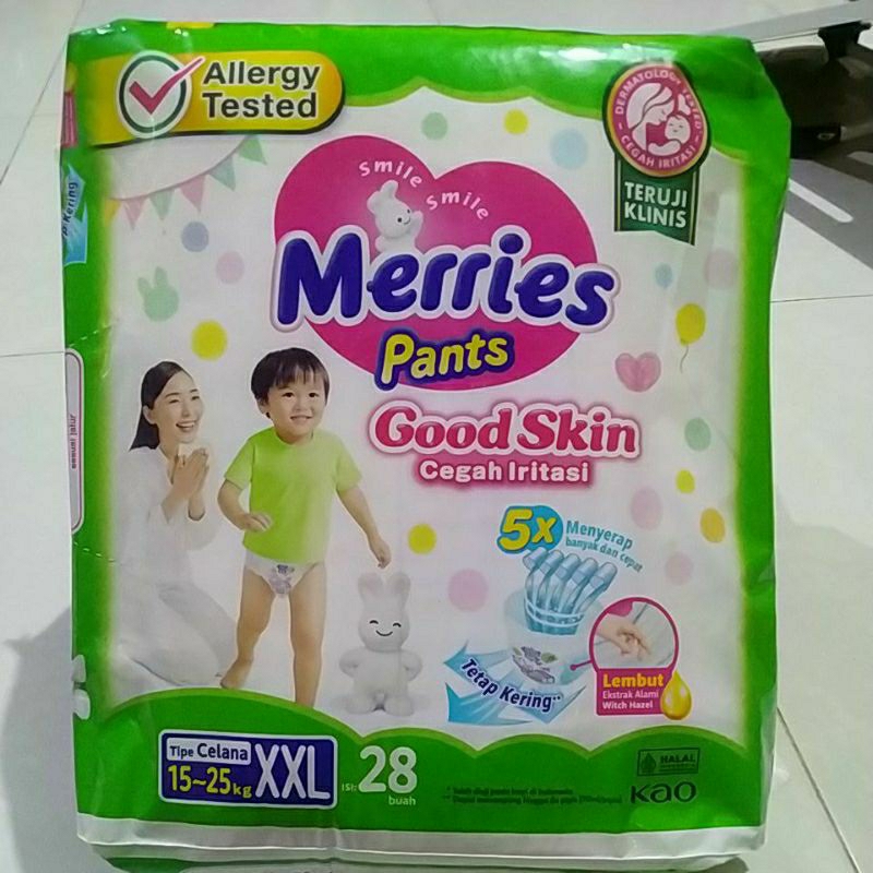 Pampers Merries XXL 28 pcs Pants Good Skin