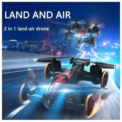 JJRC H103 Mainan RC Remote Control Mobil Drone Dual Mode Darat Udara