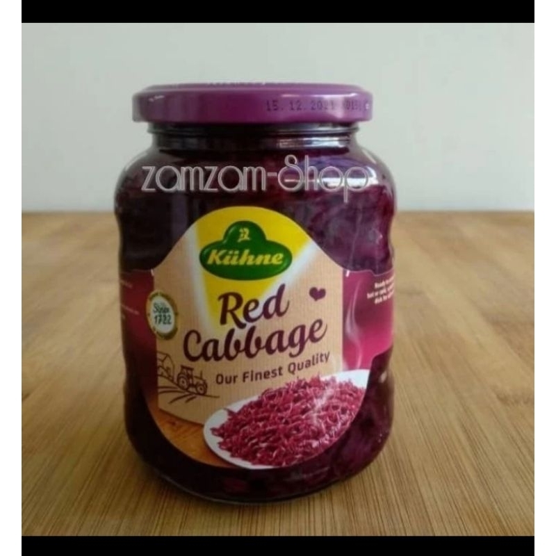 

kuhne red cabbage acar kol merah 350gr