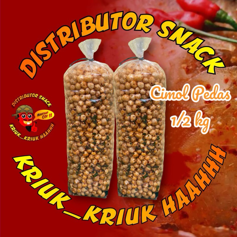 

CIMOL KERING / Cimol kering pedas daun jeruk 250 gr / cimol kering asin