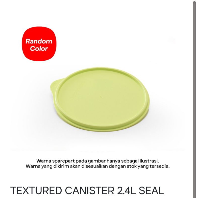 tutup texture canister 2,4 ltr