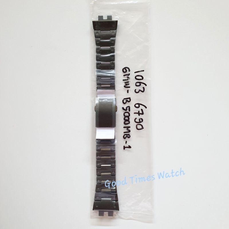 STRAP G-SHOCK GMW-B5000MB-1 GMW B5000MB GMW B5000 BLACK METAL CASIO ORIGINAL