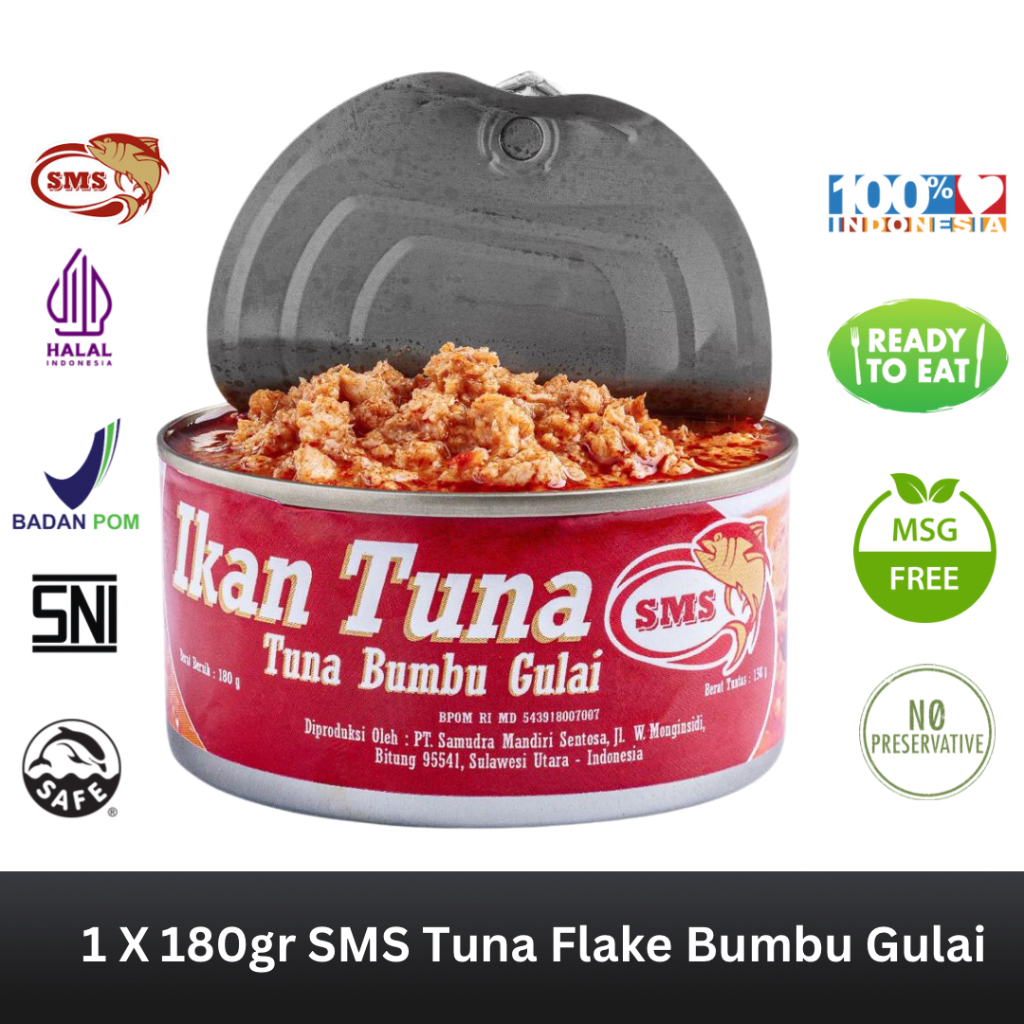 

SMS Tuna Kaleng Flake Dalam Bumbu Gulai 180gr