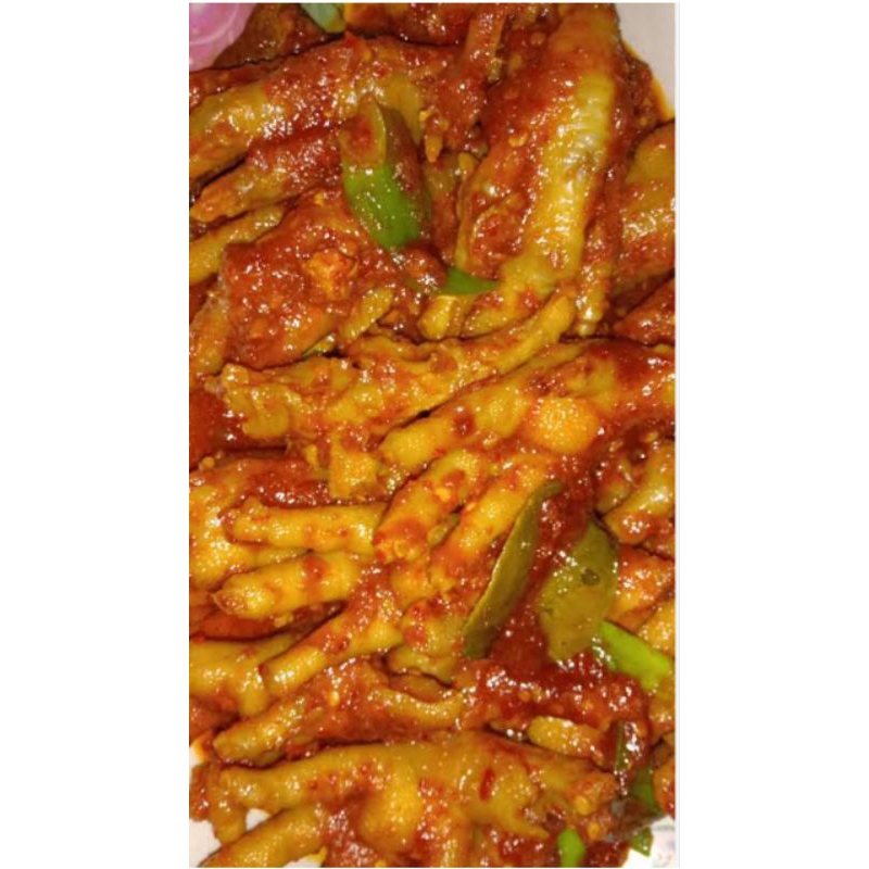 

Ceker mercon tanpa tulang balado 125 gram