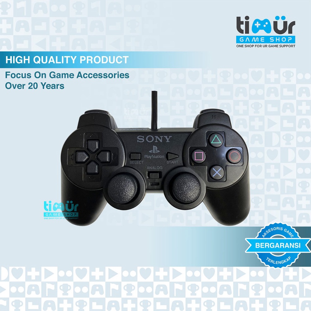BARU RESTOK Stik Stick Controller PS2 Original Ori Pabrik Hitam