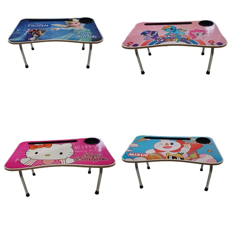 meja belajar kaki lipat anak