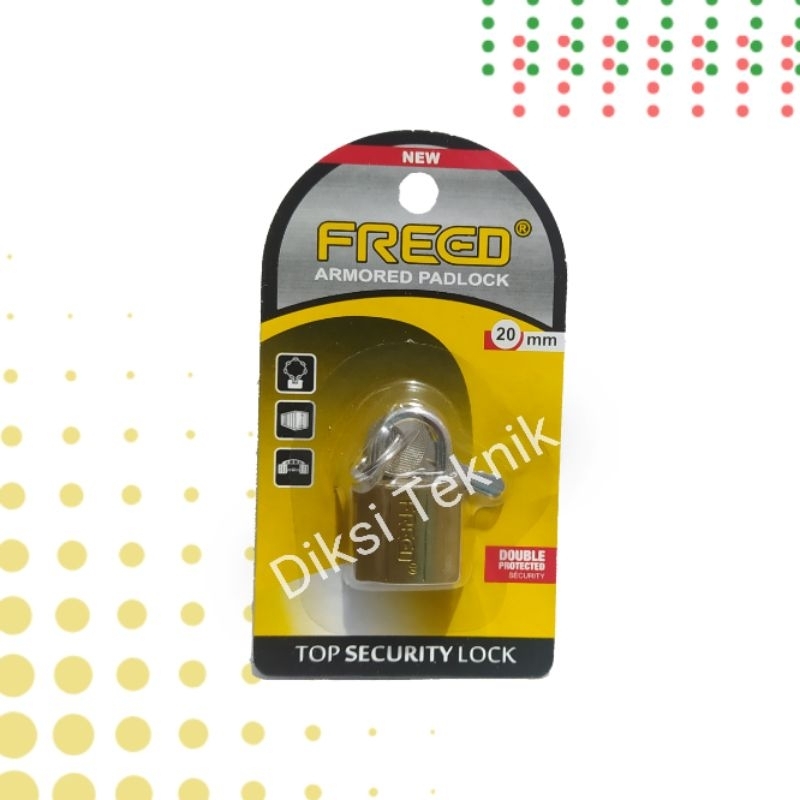 Gembok Sating Freed 20mm Gembok Koper