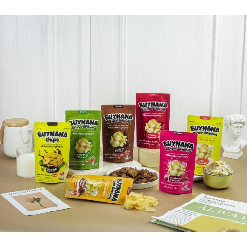 

KRIPIK SINGKONG Premium by BUYNANA Cemilan kripik lezat
