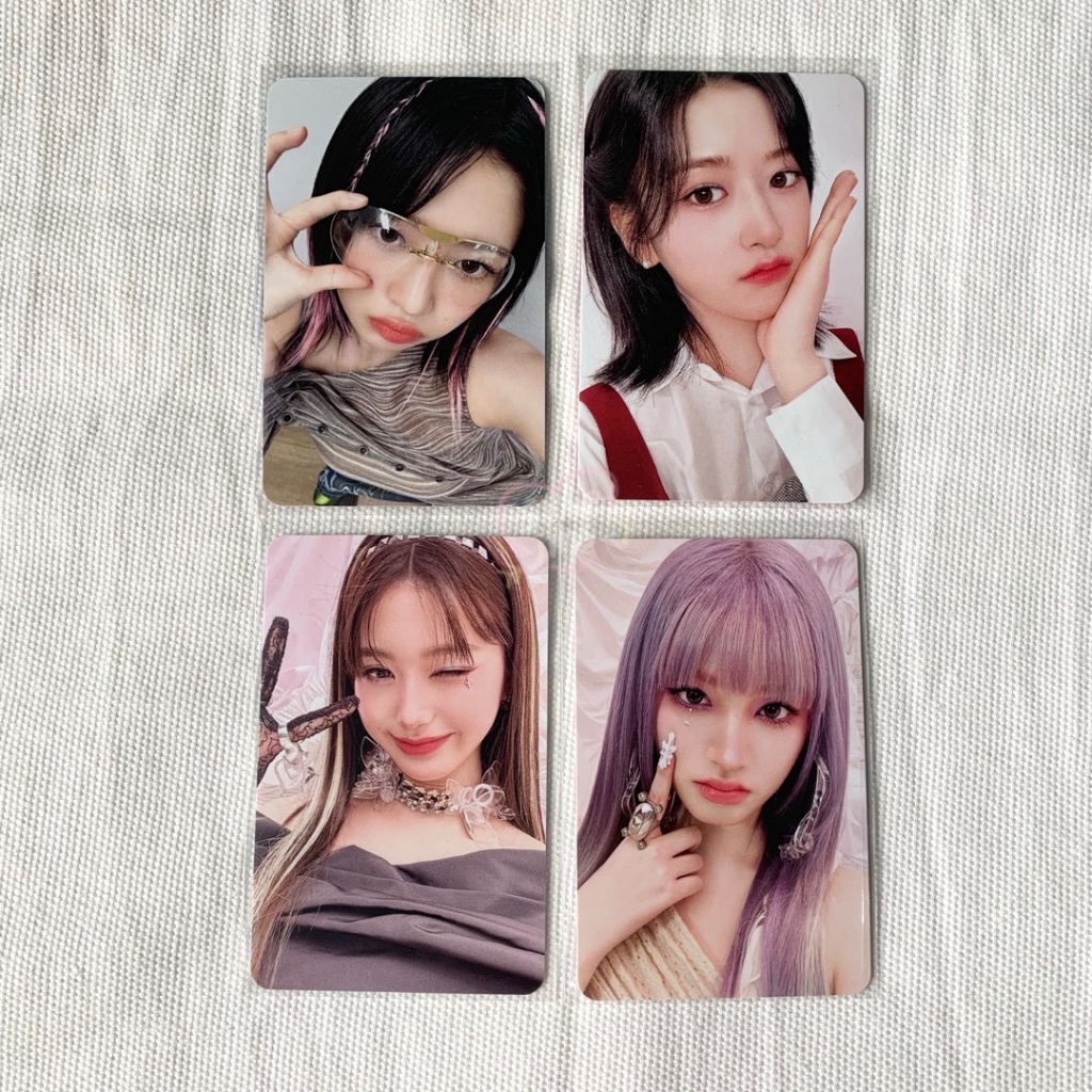 IVE pc switch yujin rei wonyoung liz photocard on, spin-off & loved ive specs lace