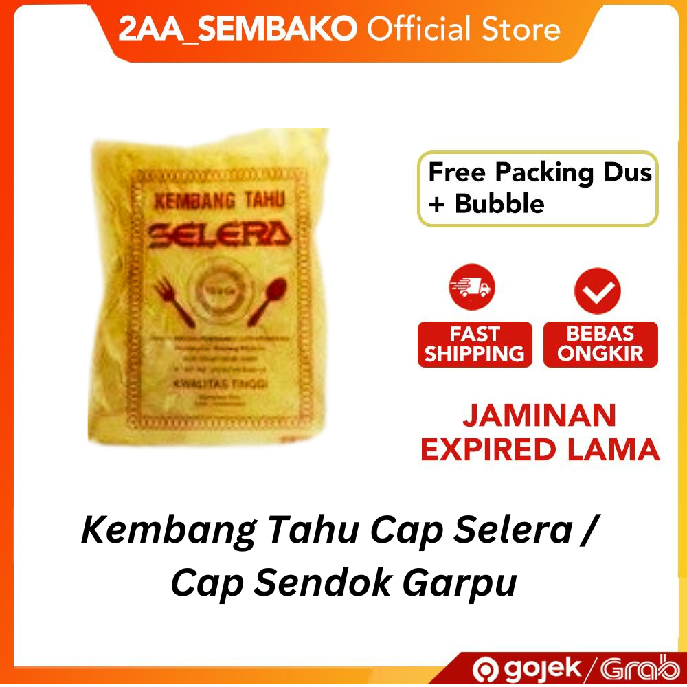 

Kembang Tahu Cap Selera Sendok Garpu 100 Gram