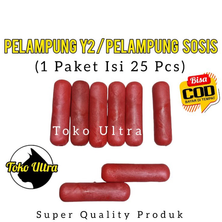 Diskon Untung  PELAMPUNG Y2 ISI 25 BIJI  PELAMPUNG SOSIS  PELAMPUNG JARING IKAN  PUMBUL PUKAT  PELAM