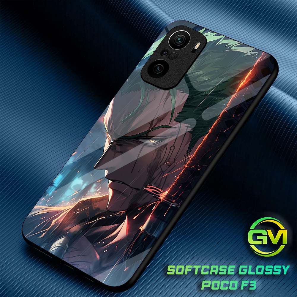 [GM22] Softcase Glossy Poco F3 Casing Kesing Mika Pelindung Hp Case Xiaomi Poco f3 Kilau Kaca Karet 