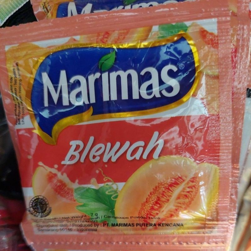 

marimas minuman bubuk instan rasa blewah sacheet