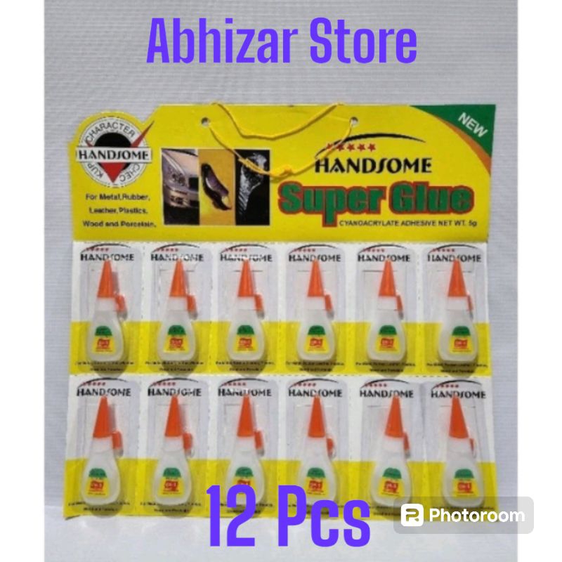 

( 12pcs )Lem power Lem renceng lem botol tube 1 renceng Termurah