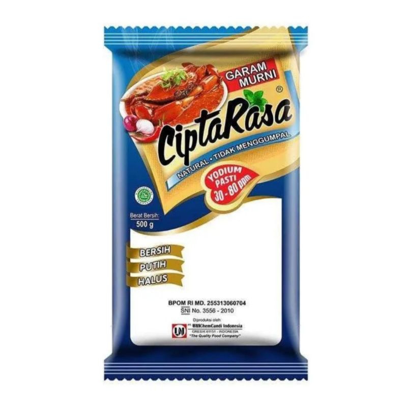 

Garam Halus Cipta Rasa - 500g