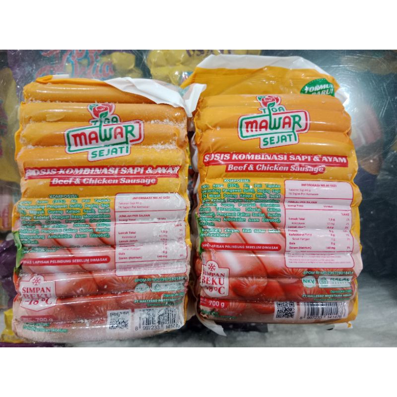 

Sosis mawar sapi dan ayam 700 gr