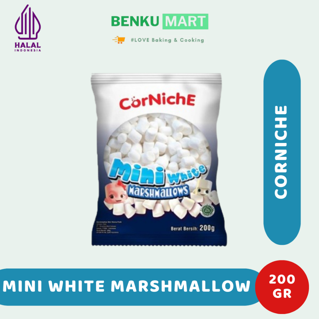 

Corniche Mini White Marshmallow 200 gram