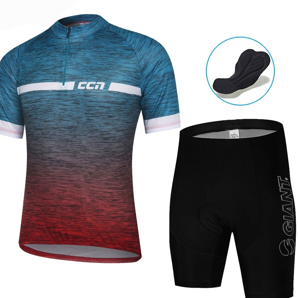 Baru Datang  Setelan Jersey Sepeda Dan Celana Sepeda Polos CCN Kaos Gowes Sepeda Road Bike MTB denga