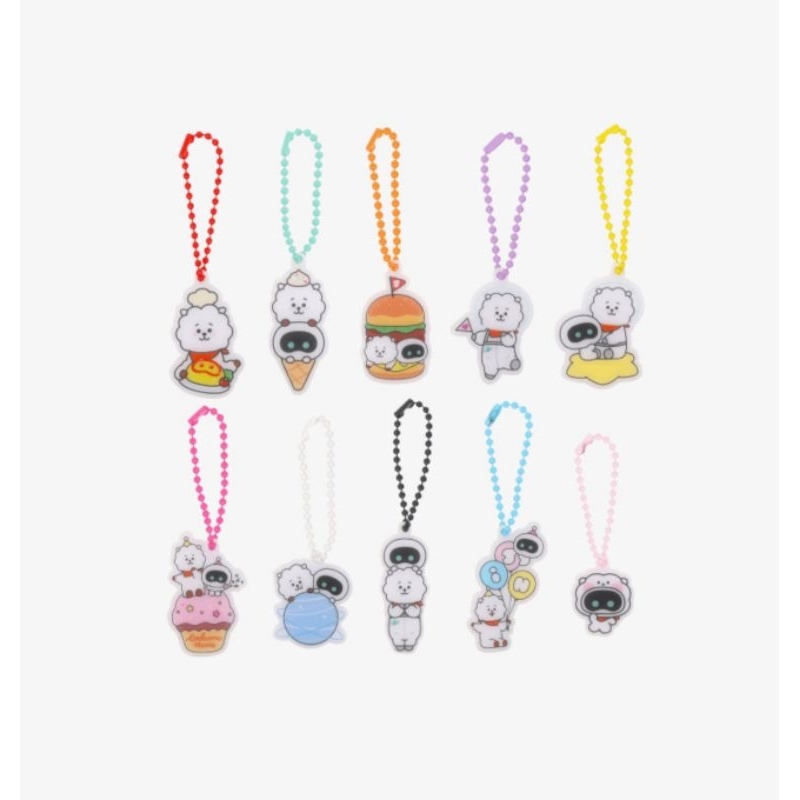 Wootteo X RJ BT21 Jin Lucky Draw Keyring / Keychain random official merch