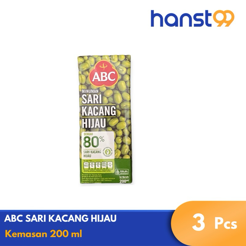 

ABC Sari Kacang Hijau 200ml 3 Pcs