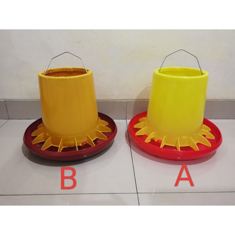 super feeder putar fullset tempat alat pakan ayam kandang ternak ayam mangkuk mangkok feeder