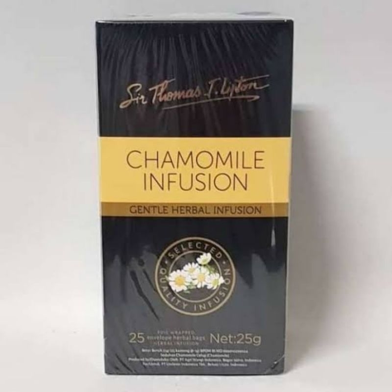 

Sir Thomas J Lipton Chamomile Infusion Tea Bag / Kemasan Teh Celup