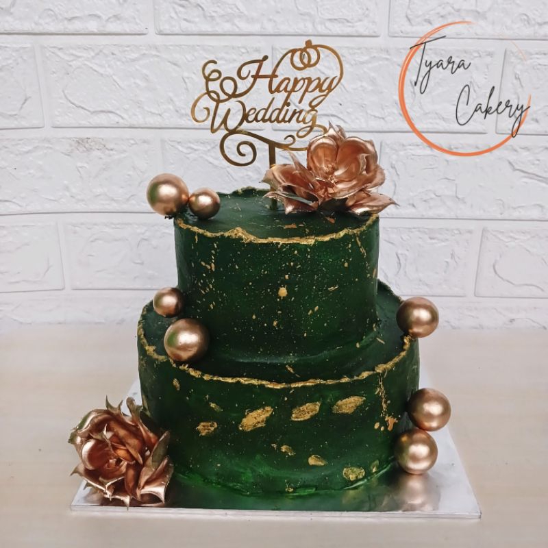 

KHUSUS OFFLINE | WEDDING CAKE | Cake Dua Tingkat