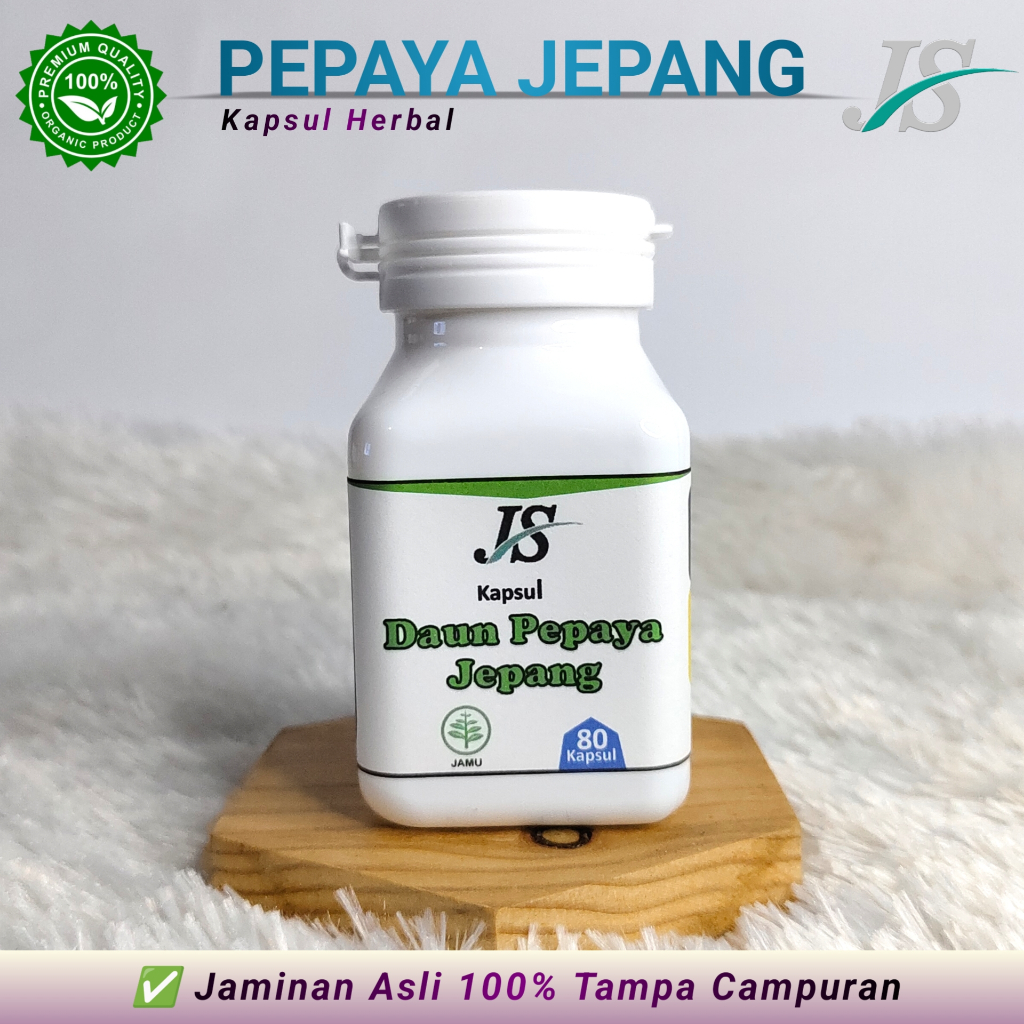 

Daun Pepaya Jepang 80 Kapsul / Daun Gedi Herbal Alami