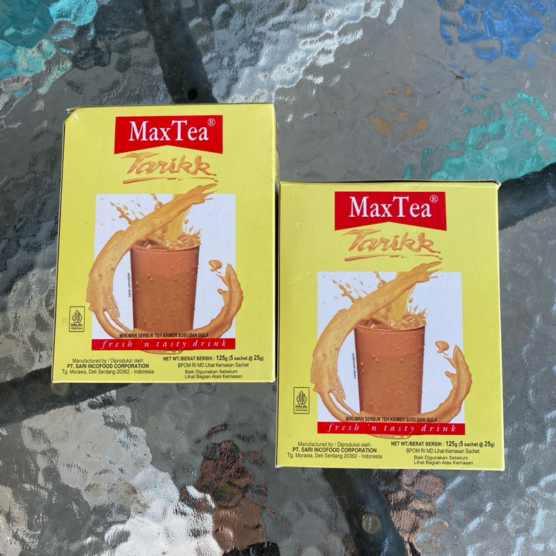 

Maxtea Teh Tarik Kemasan 125 gram Isi 5 Pcs