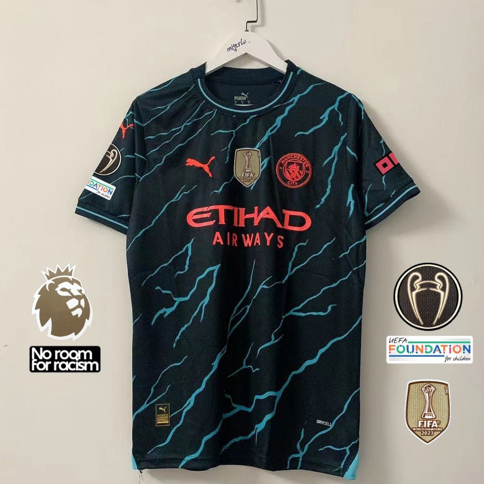 Grosir Terpopuler  BAJU BOLA JERSEY CITY 3RD 223 224 JERSEY BOLA BAJU JERSEY FUTSAL JERSEY MANCHESTE