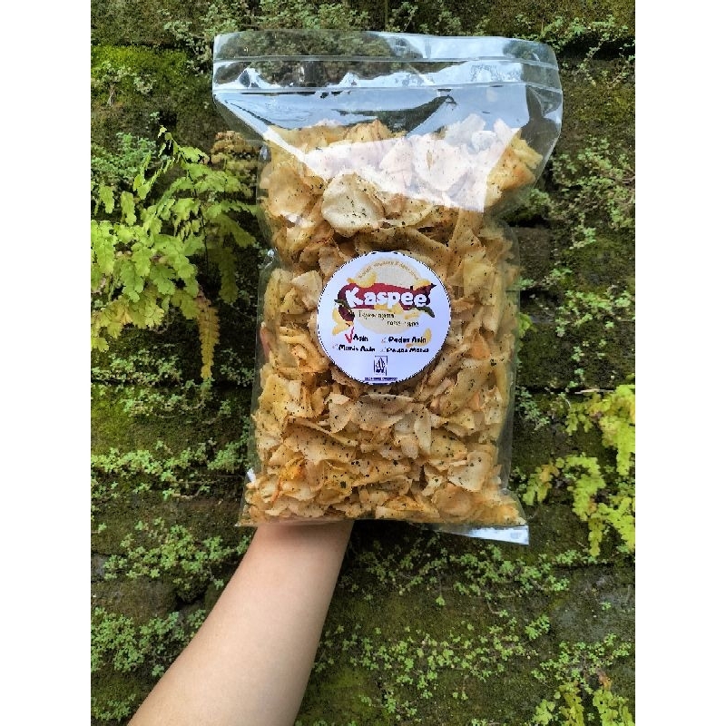 

Kripik Singkong daun jeruk (Kaspee) 250g