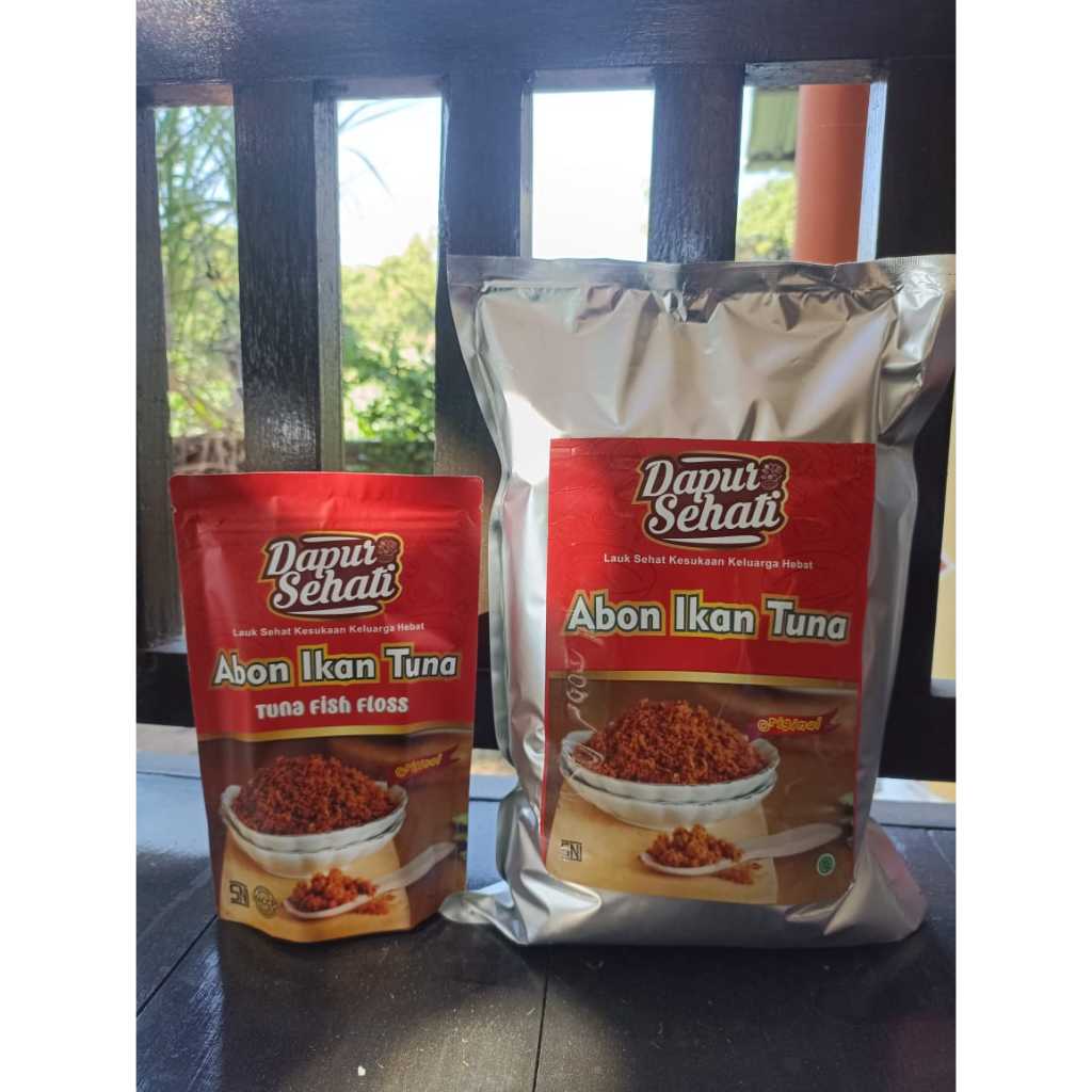 Abon Tuna/Cakalang/Lele/Ayam 1kg Dapur Sehati non msg/pengawet aman Mpasi