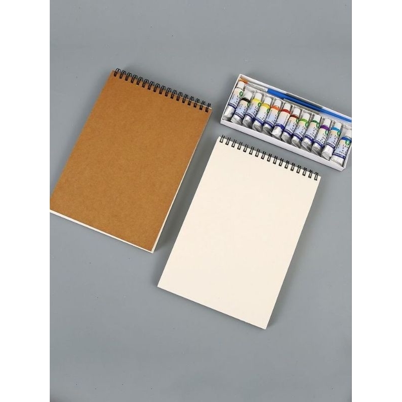 

[HNC] WATERCOLOUR SKETCHBOOK Buku Sketsa Buku Gambar Watercolor Book Cover Vintage Watercolor