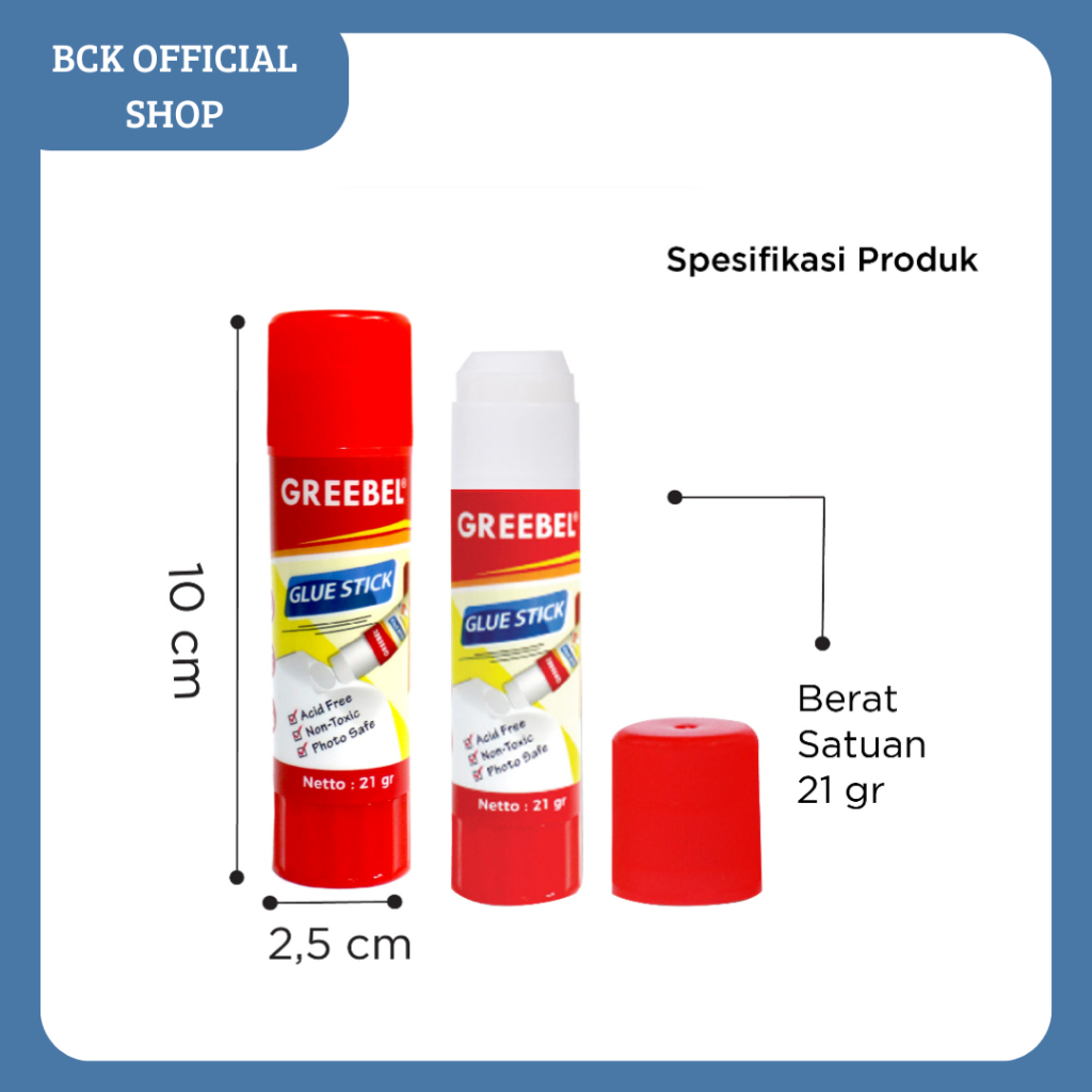 

Glue Stick GS GS 1921 Greebel 21gr (PCS)