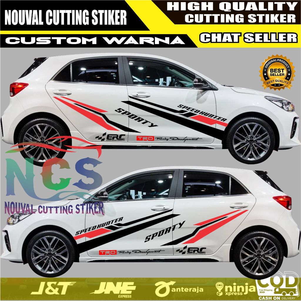 NEW Stiker Mobil Rio Striping Sticker Mobil Kia Rio