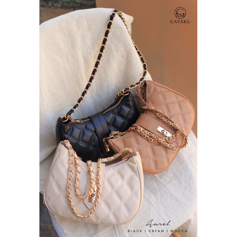 Tas selempang wanita tas wanita tas pesta tas Aurel Original Brand By Gayaku tas wanita cantik lokal